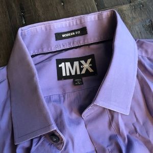 Express Men’s button down shirt in light purple